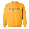 new york font sweatshirt