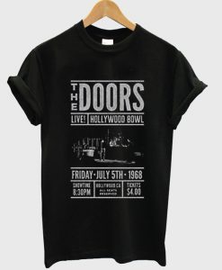 the doors live at the hollywood bowl t-shirt