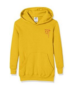 7X yellow hoodie