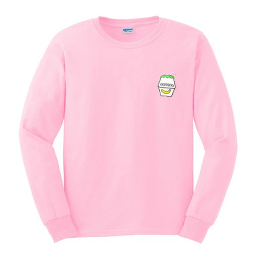 banana milk sweatshirt