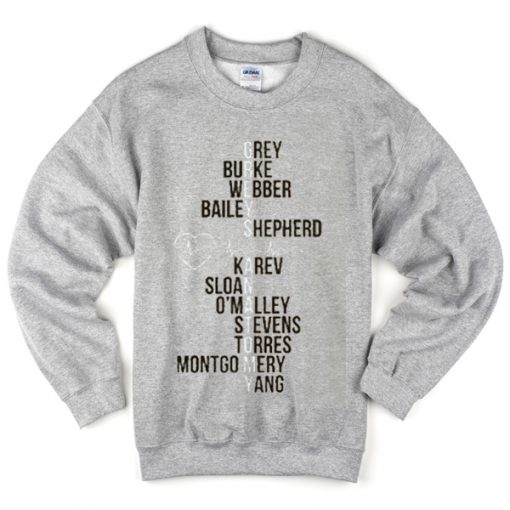 grey anatomy sweatshirt