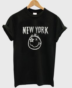 new york smiley t-shirt