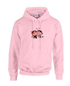 powerpuff girl buttercup kiss hoodie