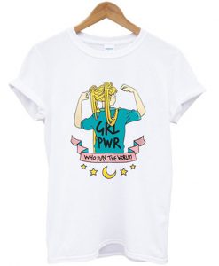 sailormoon grl pwr t-shirt