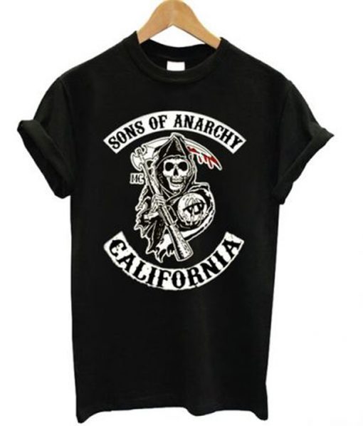 sons of anarchy california t-shirt