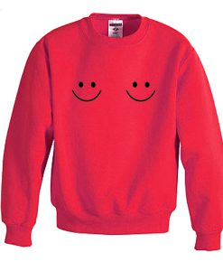 twin smile boobs sweatshirt