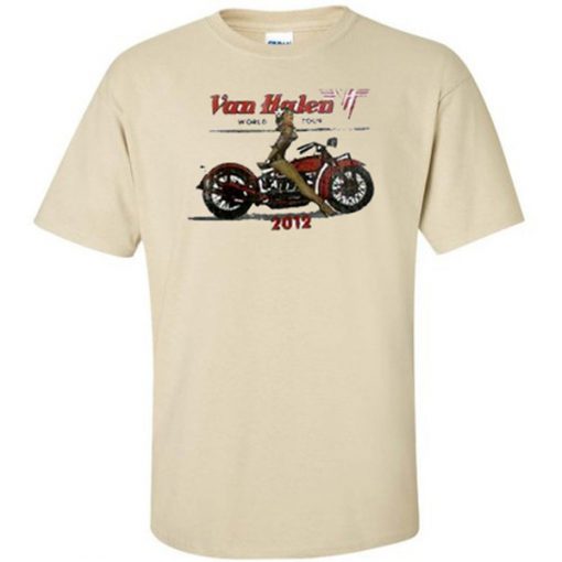 van hallen world tour 2012 tshirt