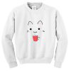 cute kawaii cat sweatshirt