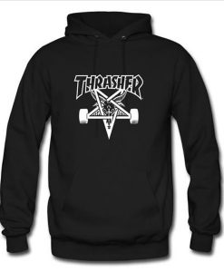 thrasher logo hoodie