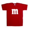 M font t-shirt