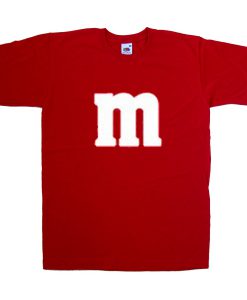 M font t-shirt