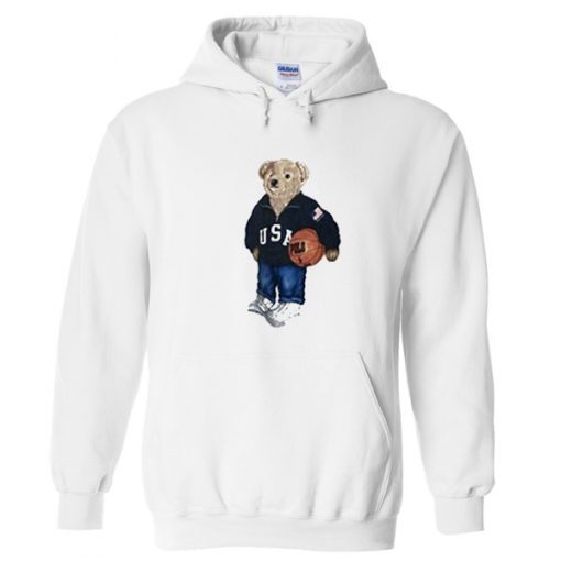 USA bear hoodie