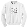 angel and devil baby sweatshirt