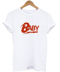 baby logo bowie t-shirt