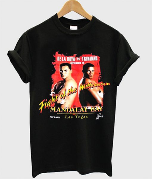 de la hoya vs trinidad t-shirt