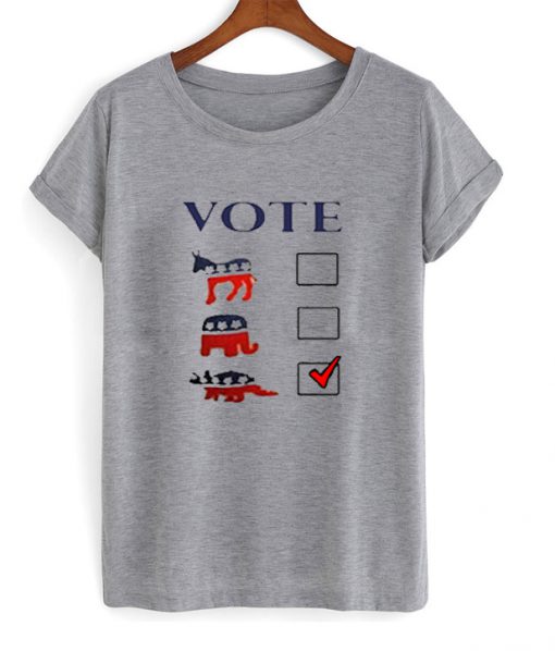 dinosaur vote t-shirt