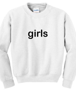 girls font sweatshirt