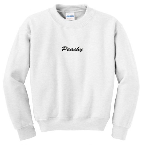 peachy sweatshirt