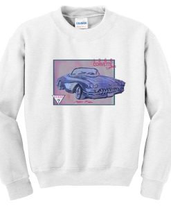 1960 corvertte convertible sweatshirt