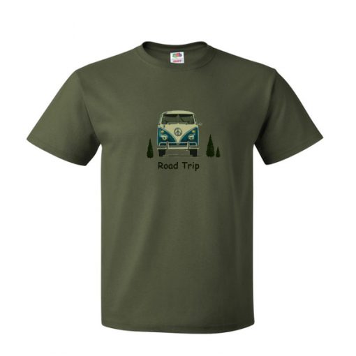 VW combi road trip tshirt