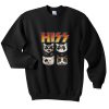 hiss kiss cats kittens rock sweatshirt