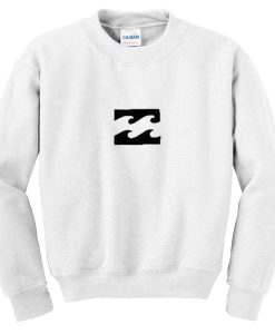 horizontal white fire sweatshirt