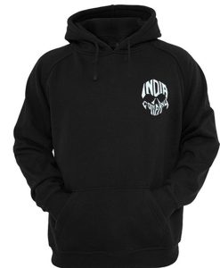 india company skull hoodie