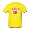 lakers 48 tshirt