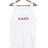 lazy cross line tank top