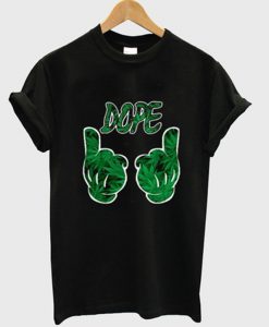 mickey mouse hand dope marijuana t-shirt