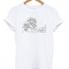 ocean waves coaster t-shirt