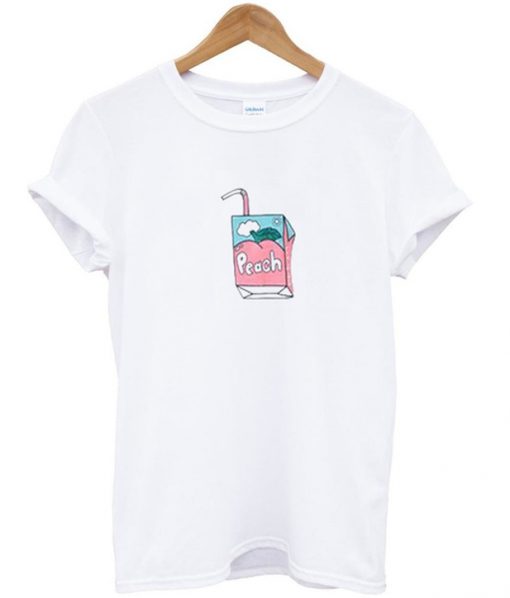 peach juice t-shirt