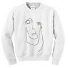 picasso face sweatshirt