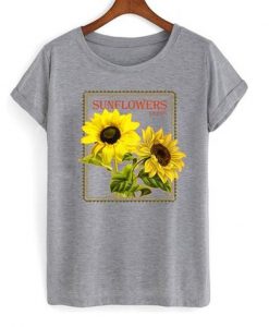 sun flowers seeds t-shirt