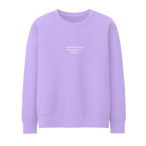 ariana grande sweetener 2018 sweatshirt