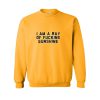 i am a ray of fucking sunshine sweatshirt