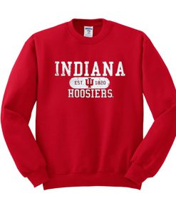 indiana est 1820 hoosiers sweatshirt