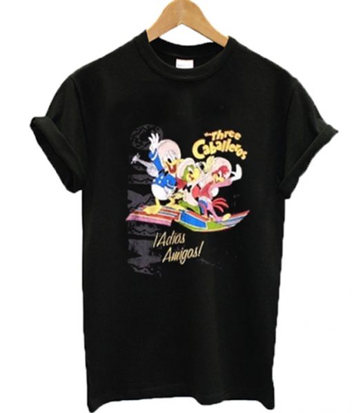 three caballeros adios amigos t-shirt