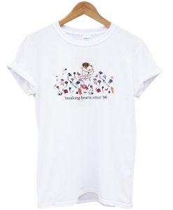 breaking hearts since 96 t-shirt