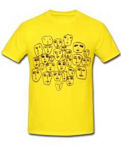 face sketch tshirt