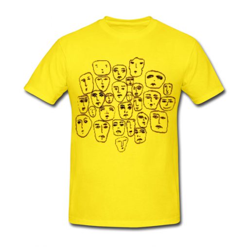 face sketch tshirt