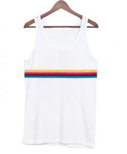 rainbow line tank top