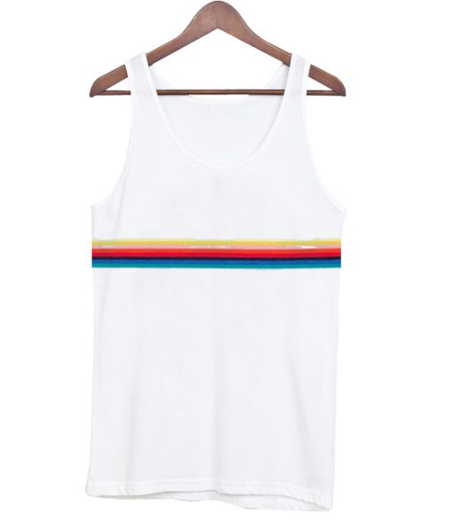 rainbow line tank top