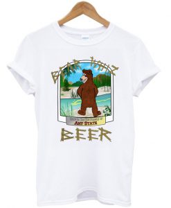 bear whiz beer ant state t-shirt