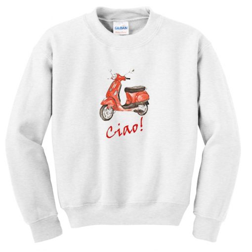 ciao vespa sweatshirt