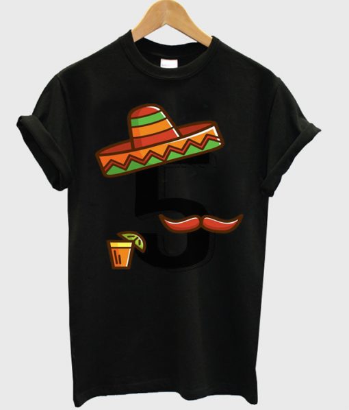 cinco de mayo 5 t-shirt