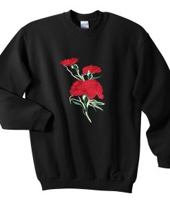 flowers sweatshirt