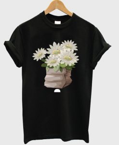 furniture small table deco flower t-shirt