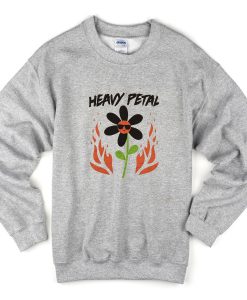 heavy petal flower sweatshirt