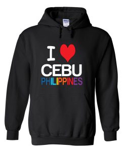 i love cebu philippines hoodie